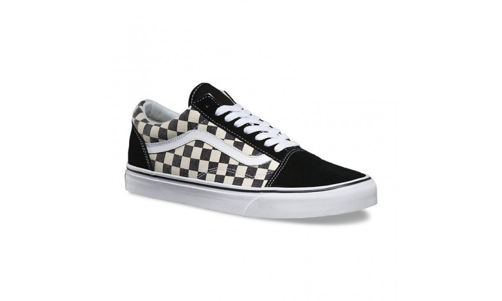 Platform checkerboard store vans old skool